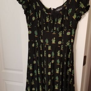 Vintage style cactus dress